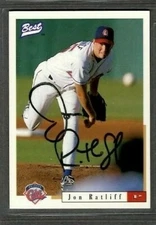 1996 Best #79 Jon Ratliff Orlando Cubs Baseball Card Signed Autograph (E65)