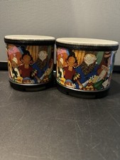 Remo Rhythm Club Bongo Childrens Kids Drum Set Around the World 6"  5" Learn