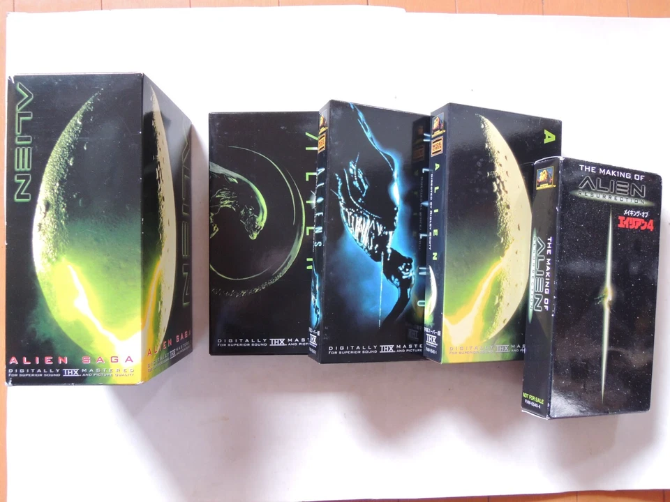 ALIEN Japanese movie VHS japan 4set - Image 2 of 4