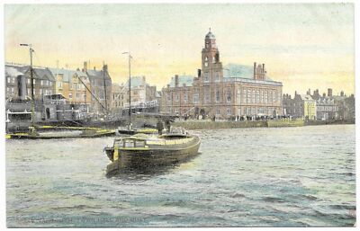 Great Yarmouth Town Hall & Quay unbenutzt um 1910 - Tuck