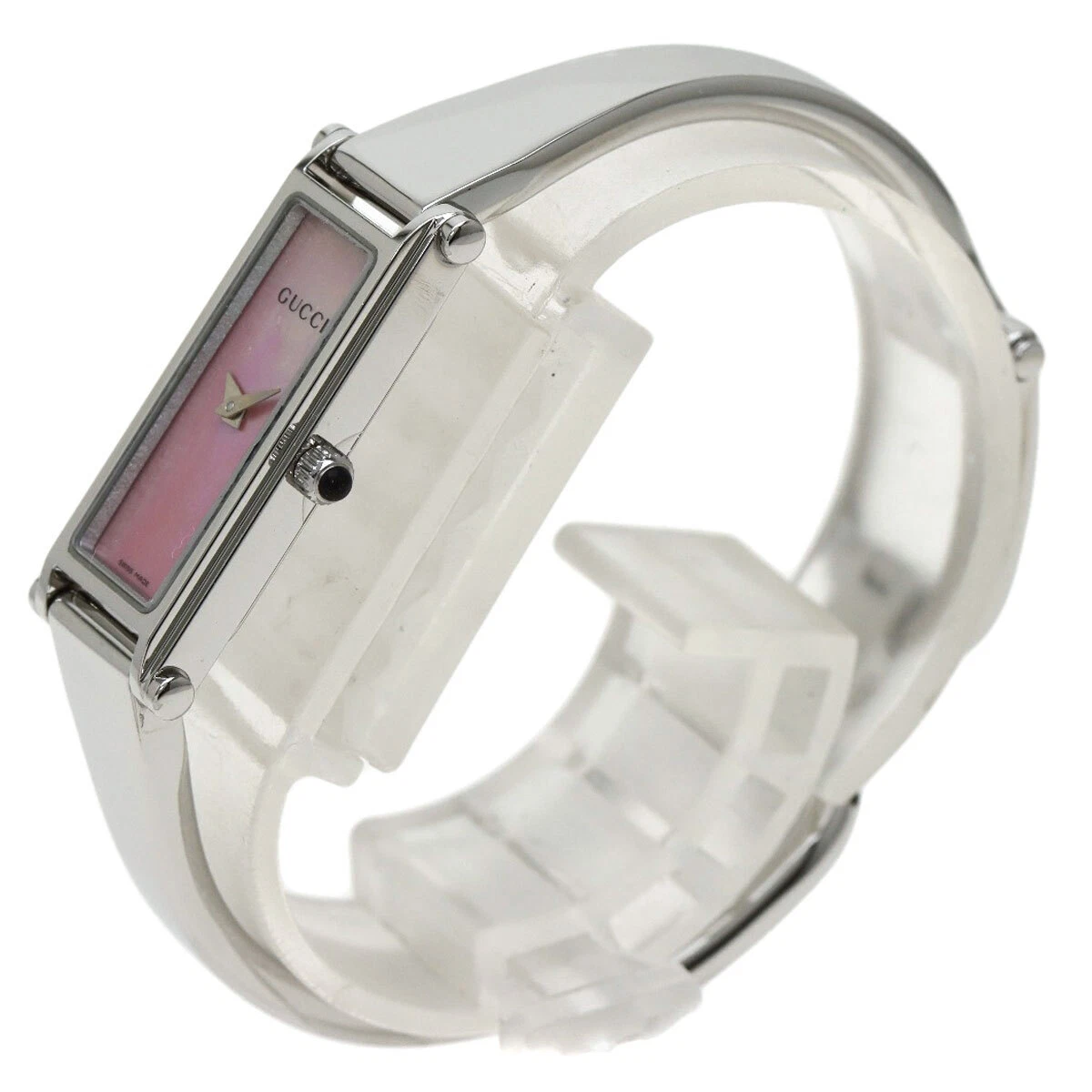 Square face store gucci watch