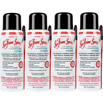 Sea Foam SS14 Top Engine Cleaner & Lube 12 Oz for Gasoline Engines SS-14 4-Pack