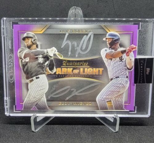 topps LUIS ROBERT ELOY JIMENEZ dual auto smcint.com