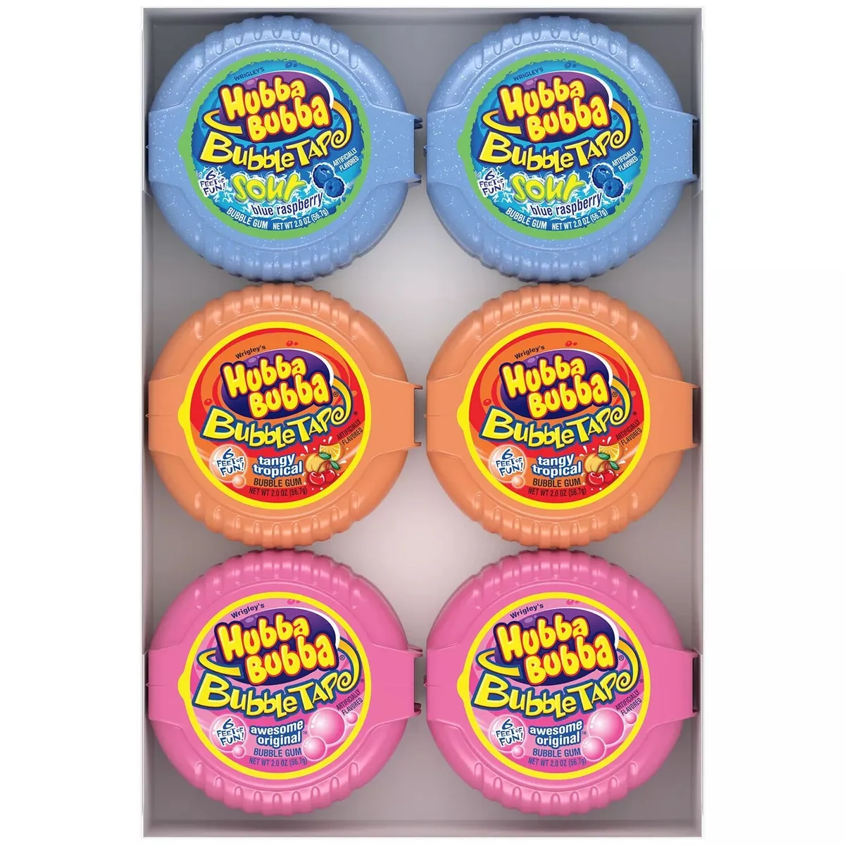 Hubba Bubba Bubble Gum Tape Christmas Candy Chewing Gum, 2 oz - City Market