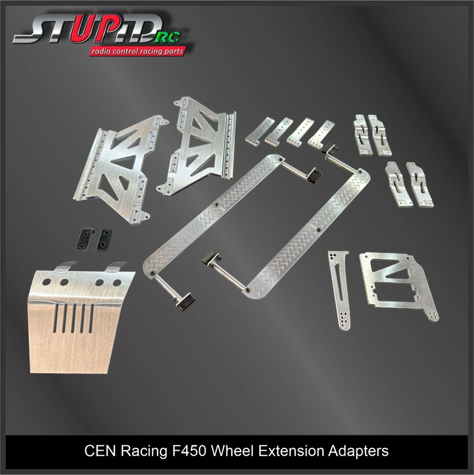 Cen Racing F450 70mm Lift Kit with Side Steps and Front Skid - StupidRC - Image 3 of 4