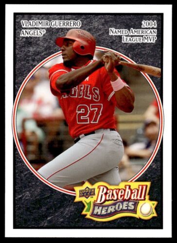 2008 Upper Deck Baseball Heroes BLACK Vladimir Guerrero Los Angeles Angels #82 - Picture 1 of 2