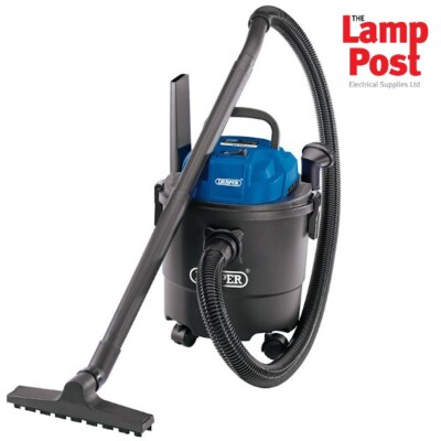 Draper 90107 15L 1250W 230V Wet & Dry Vacuum Cleaner Car Valet Home ...