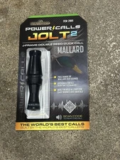 POWER CALLS VOLT 2 J FRAME DOUBLE REED DUCK CALL BLACK STEALTH