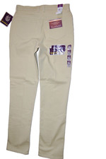 Gloria Vanderbilt Amanda Tan Classic Fit Tummy Panels Tapered Leg Sz 8 NWT