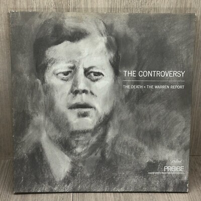 The Controversy The Death The Warren Report - John F Kennedy Vinyl LP Probe