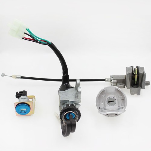 JUEGO DE CERRADURA LLAVE INTERRUPTOR ENCENDIDO JONWAY YY50QT-6 49CC 50CC CICLOMOTOR SCOOTER - Imagen 3 de 8