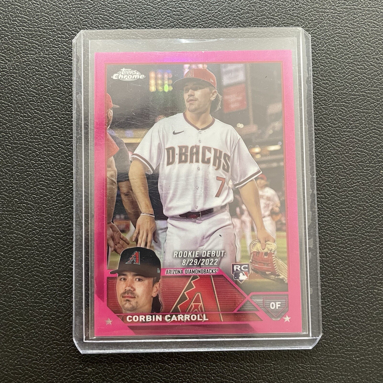 2023 Topps Chrome Update Corbin Carroll USC220 Magenta Refractor /399 D-Backs