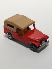 Matchbox Jeep Cj6 Car N.53 1977 Red Beige Made In England