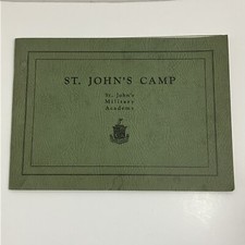 1935 St. John’s Military Academy Summer CAMP For Boys Info Booklet 64 Pages