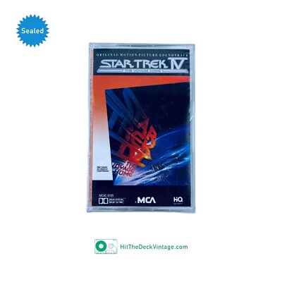 Star Trek IV: The Voyage Home Soundtrack Cassette Tape (1986) US 1st SEALED