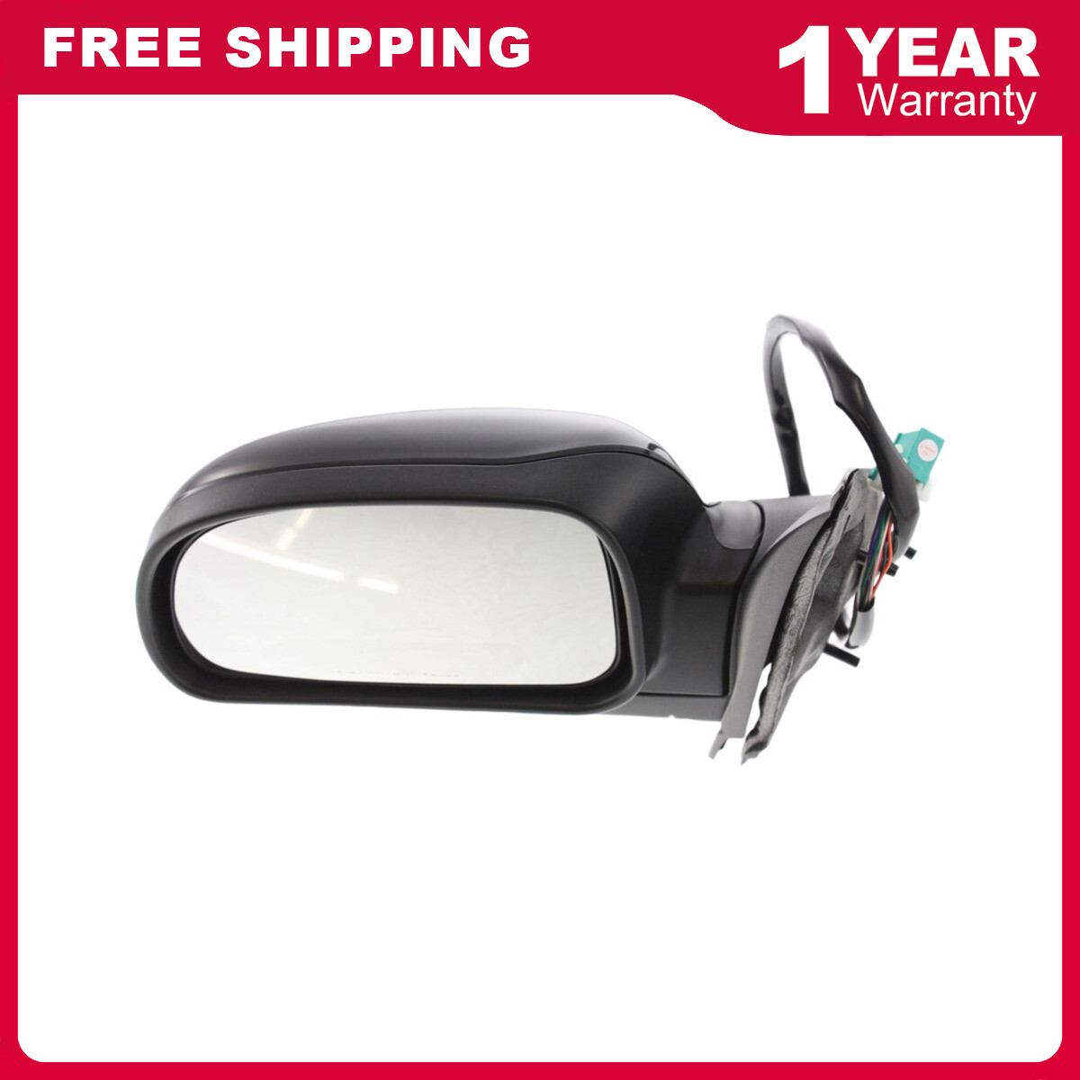 Power Mirror Paintable Driver Side For 20072007 Saab 97x Buick