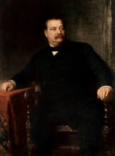Grover Cleveland Presidential Portrait reproduction 13"x 19" Poster