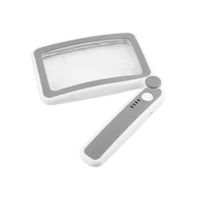 Rechargeable Reading Magnifying Glass with LED Lights Magnifier Folding Loupe
