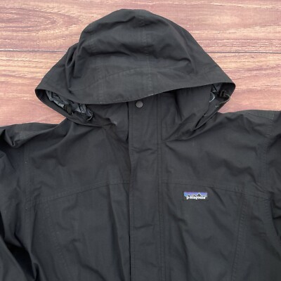 Women's Patagonia Liquid Sky Black Shell Goretex Jacket Vintage