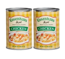Das Dutchman Essenhaus Canned Chicken 14.5oz Can 2 Pack Amish Middlebury IN