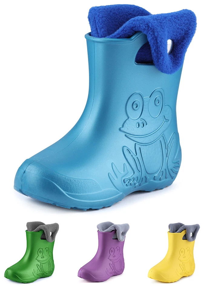 Ladeheid Winter Kinder Gummistiefel Regenstiefel SUPERLEICHT EVA LA-CA-04