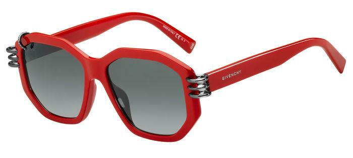 Givenchy Red Glasses Givenchy Womens Square/Rectangle Red Red Bordeaux Fashion  main image 3
