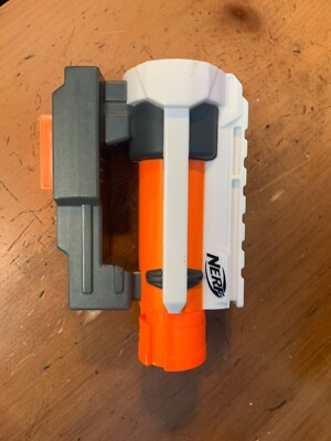 Nerf Retaliator N-Strike Elite Barrel Attachment Extension WHITE/ORANGE