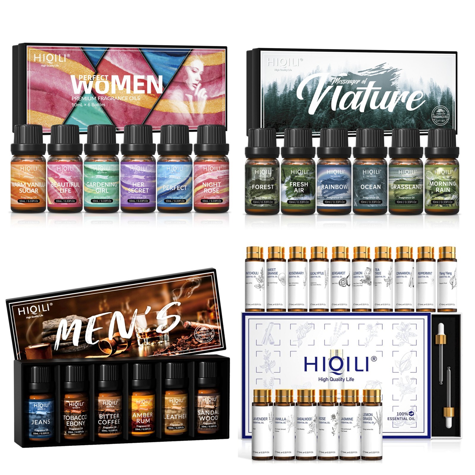 Essential Oil Set Fragrance Oil Kit 16Pcs/6Pcs Aromatherapy Diffuser Oils Gift