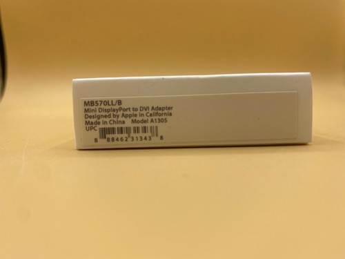 Apple MB570LLB Mini DisplayPort to DVI Adapter - White - Picture 3 of 3