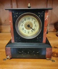 Orologio Da Tavolo In Marmo Impero Napoleone III°