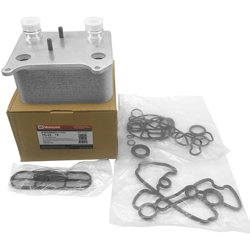 Upgraded Oil Cooler Kit 3C3Z-6A642-CA For Ford E350 F-250 F-350 6.0L Powerstroke - Image 2 of 4