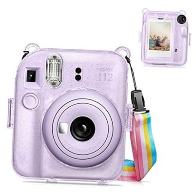 Protective Case for Fujifilm Instax Mini 12 Instant Camera - Glittering Purple