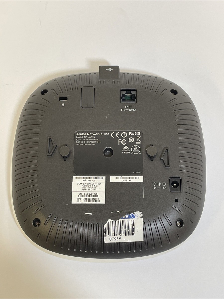 ARUBA IAP-315-US JW813A WIRELESS ACCESS POINT | eBay