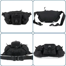 Tactical Military Waist Bag Pack 5L Men's Fanny Pack with Adjustable Waist Belt