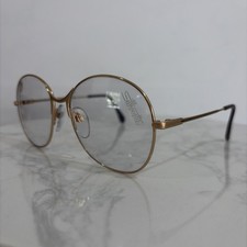 Silhouette Vintage Gold Oversized Round Eyeglasses Austria NOS Women G31