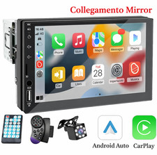 Autoradio 1Din 7'' HD Touch CarPlay Android Auto Bluetooth FM/AUX USB MirrorLink