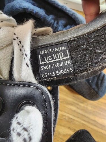 Pattini da hockey su ghiaccio Bauer Vapor XIV taglia 11,5 Tuik personalizzati + lame ottime condizioni - Foto 11 di 15