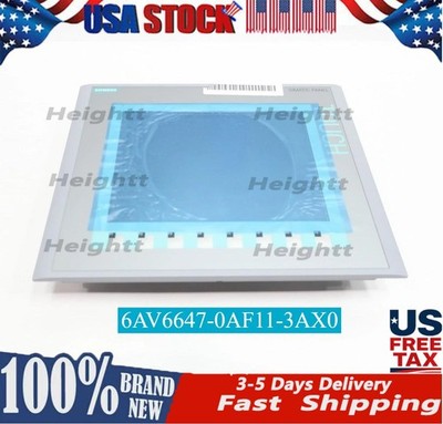 New Siemens 6AV6 647-0AF11-3AX0 6AV6647-0AF11-3AX0 HMI KTP1000 10'' Basic Panel