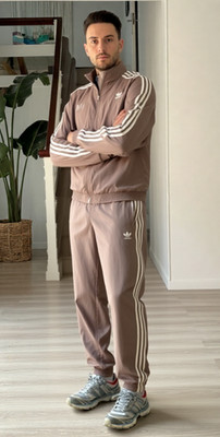 Adidas Jogginghose adicolor WovenFirebird JP1024 brown Regular Fit Gr.2XL