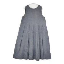 nest Robe Wool tuck sleeveless dress 01174-1154 dress Blue gray 5-1101T∞