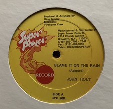 90's Dancehall John Holt - Blame It On The Rain / Toyan & Parker B - Again King