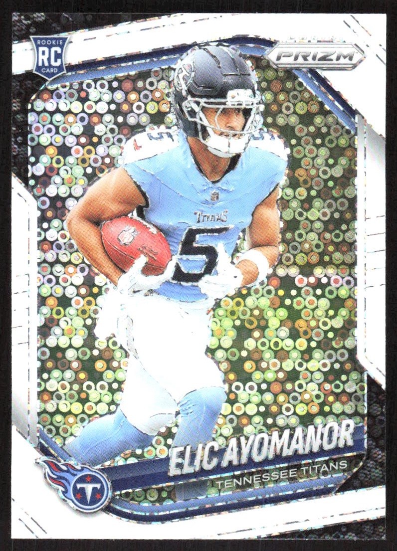 7662J 2025 Panini Prizm #321 Elic Ayomanor No Huddle