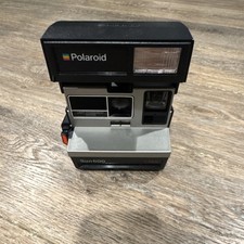 Polaroid Sun 600 LMS Instant Film Camera 600 Black Silver