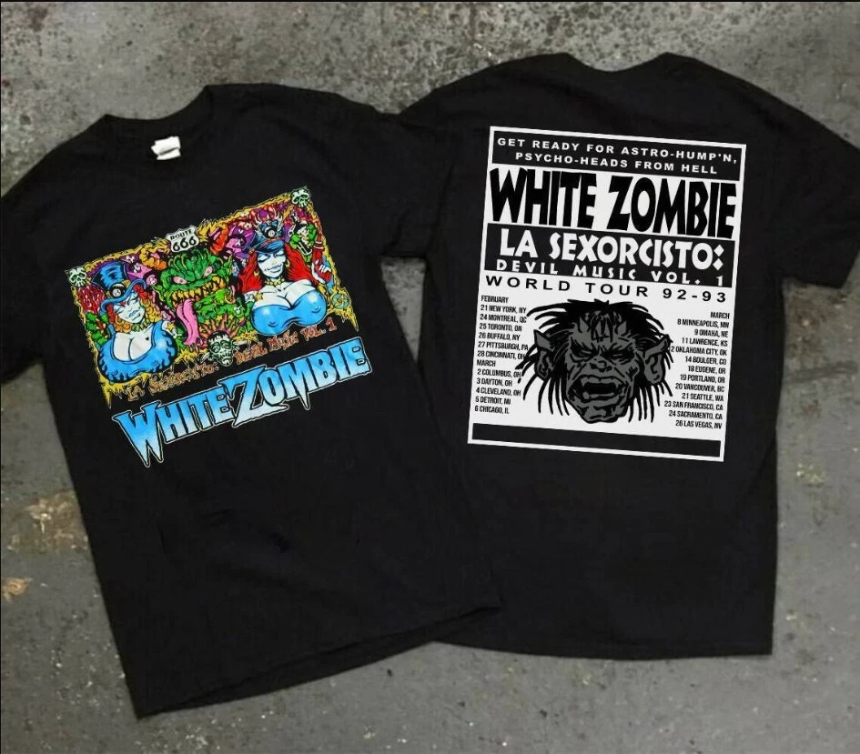 White Zombie 92-93 Music Tour Unisex T-Shirt Gift For All Fans S-5XL