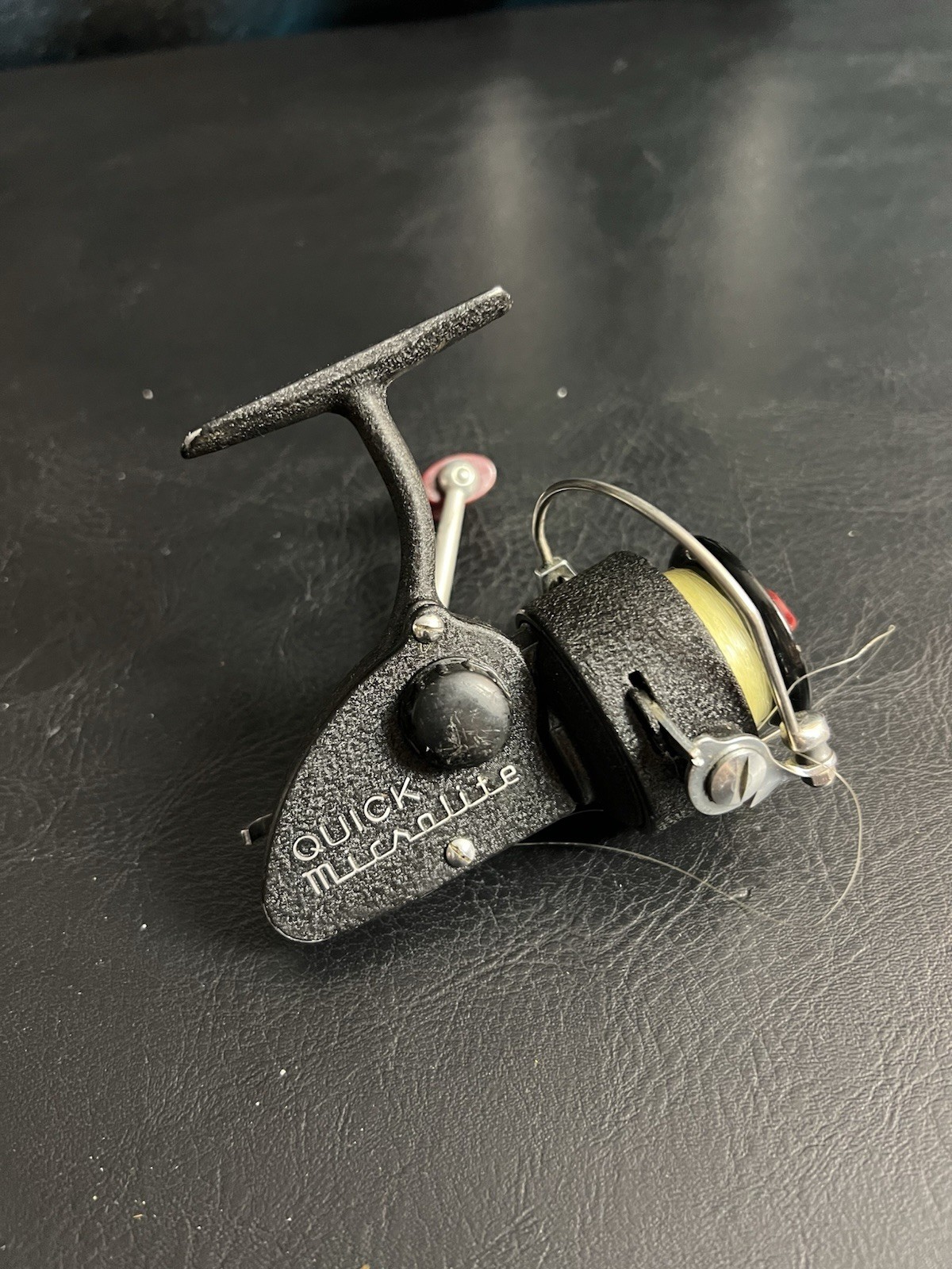 Vintage Dam Quick Microlite Fishing Spinning Reel West Germa