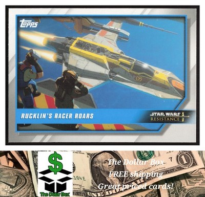 2019 Topps Star Wars: Resistance #66 Rucklin's Racer Roars