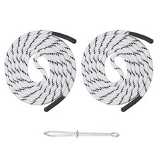 uxcell 2pcs 53inch Drawstring Cords Replacement Hoodie Black