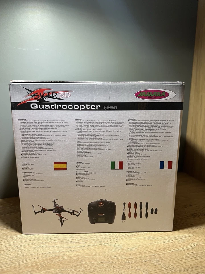Jamara Skip 3D Quadrocopter Drohne Kunstflug 2,4 GHz - Bild 3 von 4