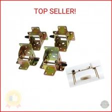Micro Trader 4X Iron Locking Folding Table Chair Leg Brackets Hinge Self Lock Fo