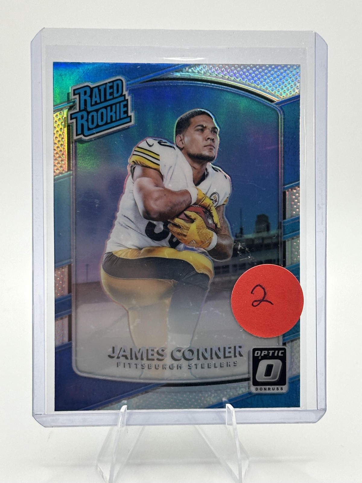2017 Donruss Optic #172 James Conner Holo